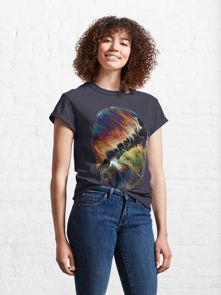 Alternate view of Crack At The Base Of The World Classic T-Shirt