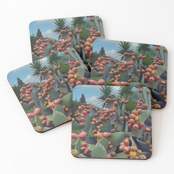 Item preview,  Orange Fruits Green Cactus with  Palm Trees and Blue Sky Summer Ibiza, Spain designed and sold by manda1988.