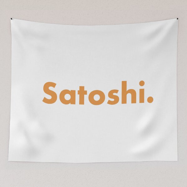 Item preview, Satoshi. designed and sold by CryptoShopBTC.
