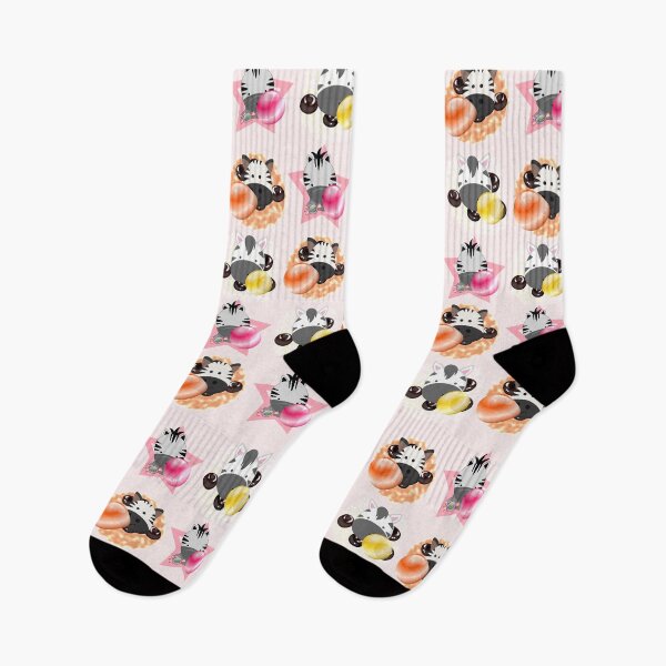 Item preview, Cute Zebra  blowing Bubbles   with bubble gum Pattern Design designed and sold by eucagarland.