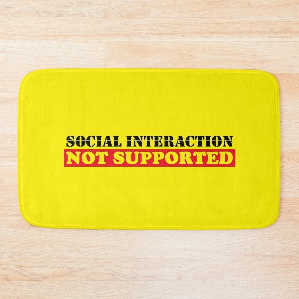 Item preview, Social Interaction Not Supported  designed and sold by DevMetal.