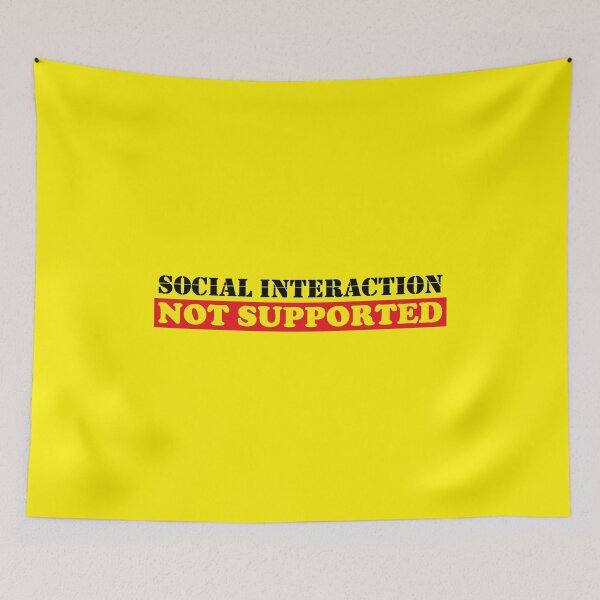 Item preview, Social Interaction Not Supported  designed and sold by DevMetal.