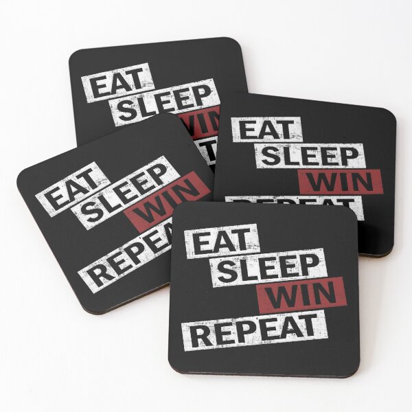 Aperçu de l'œuvre Eat Sleep Win Repeat créée et vendue par TheInsanely.