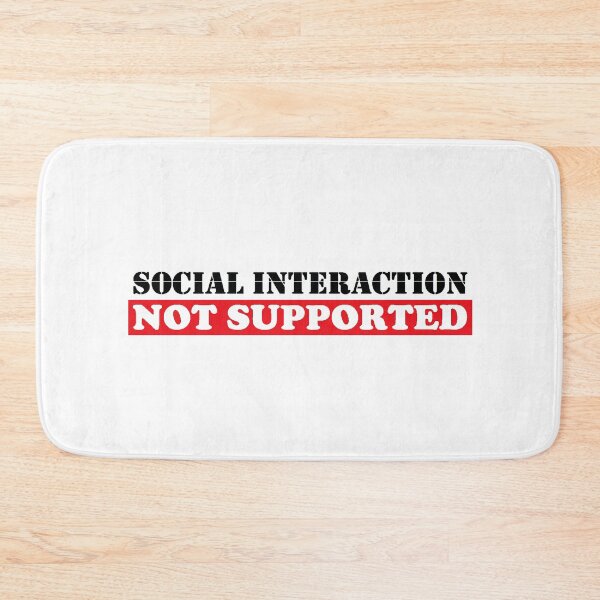 Item preview, Social Interaction Not Supported  designed and sold by DevMetal.