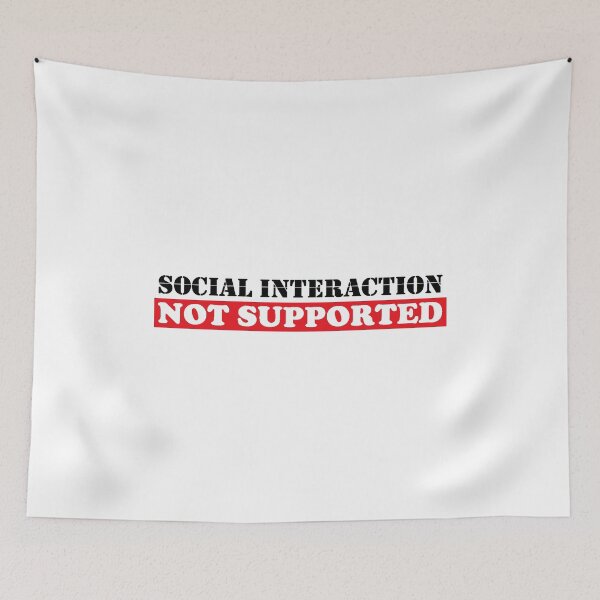 Item preview, Social Interaction Not Supported  designed and sold by DevMetal.