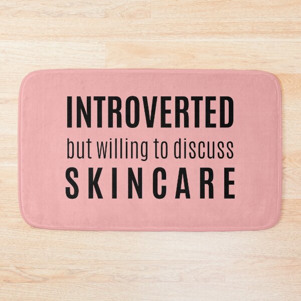 Item preview, Introverted But Willing To Discuss Skincare designed and sold by The Little Wood Cottage.