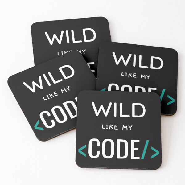 Item preview, Wild Like My Code - Funny Programming  designed and sold by DevGoodies.