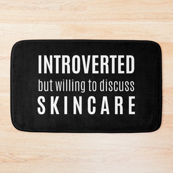Item preview, Introverted But Willing To Discuss Skincare designed and sold by The Little Wood Cottage.