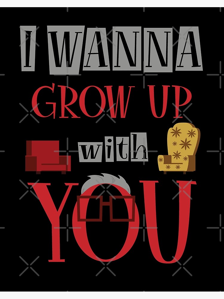 Poster for Sale avec l'œuvre « Je veux grandir avec toi » de l