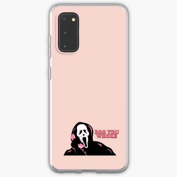 "BOO YOU WHORE" Ghost Face Samsung Galaxy Soft Case