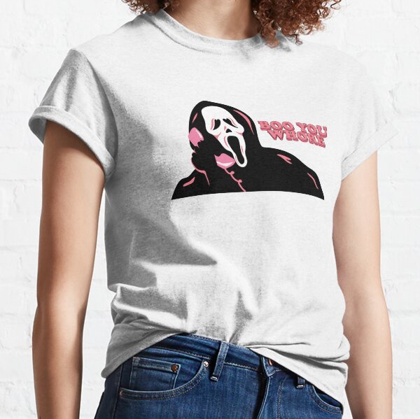 "BOO YOU WHORE" Ghost Face Classic T-Shirt