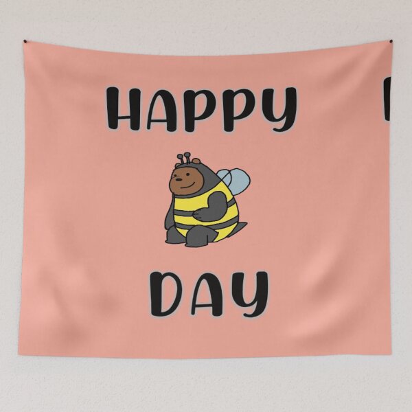 Item preview, Happy Honey Bear Birthday designed and sold by Soul-on-groove.