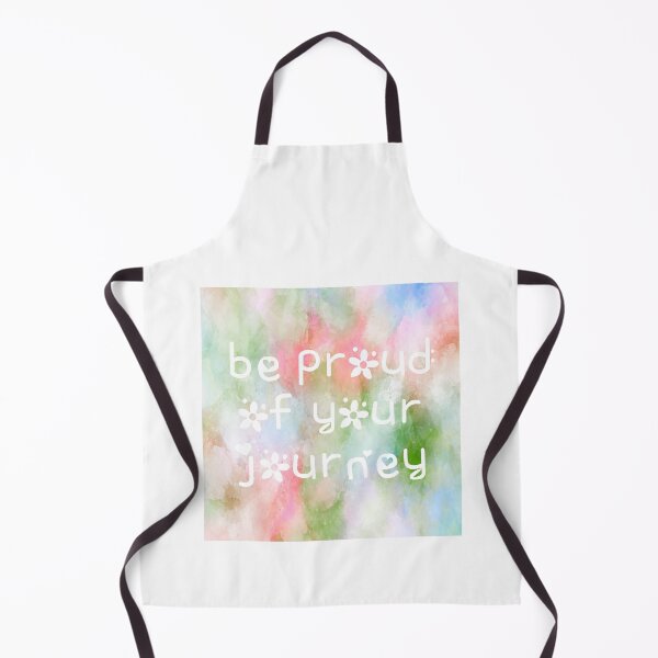 Item preview, Be Proud of Your Journey Rainbow Watercolor Square Hippie Text 2 designed and sold by everything4eva.