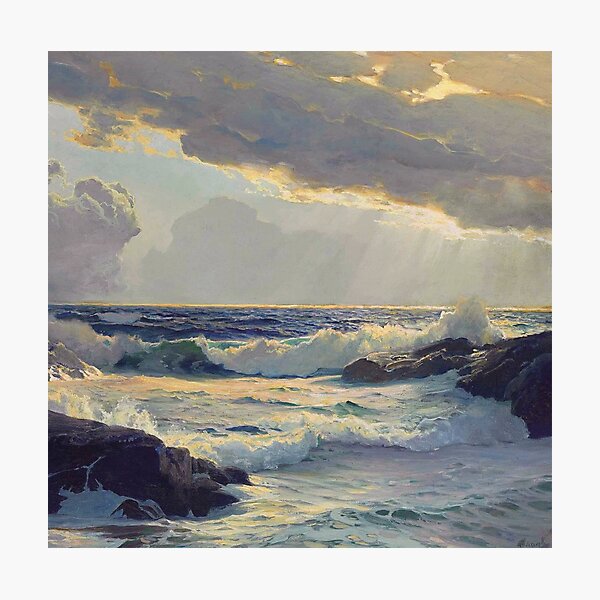 Item preview, Ocean waves Frederick Judd Waugh designed and sold by ocd-dot.