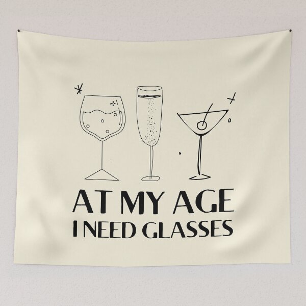 Item preview, At My Age I Need Glasses designed and sold by MariusMunteanu.