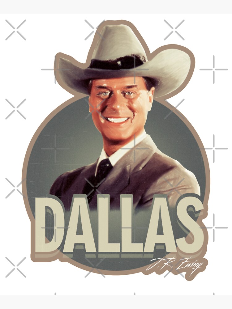 JR Ewing - Dallas - TV Shows Tote Bag by BLACK RAINBOW