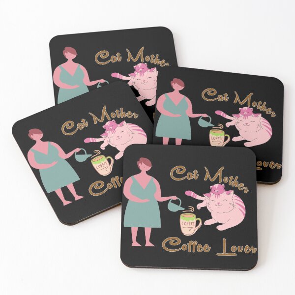 Item preview,  Cat Mother Coffee Lover  designed and sold by Ashu-Tyagi.