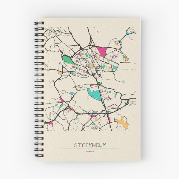 Item preview, Stockholm, Sweden Street Map designed and sold by A Deniz Akerman.