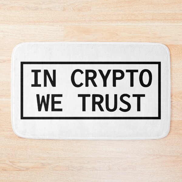 Item preview, In Crypto We Trust designed and sold by CryptoShopBTC.
