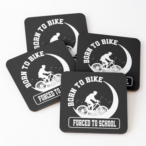 Item preview, Born to bike forced to school designed and sold by YAHIA-14.