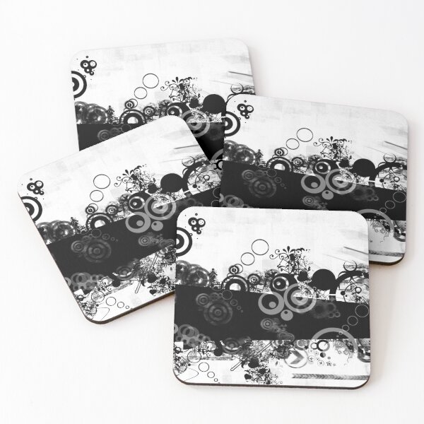 Item preview, black and white ripples designed and sold by 42youbest.