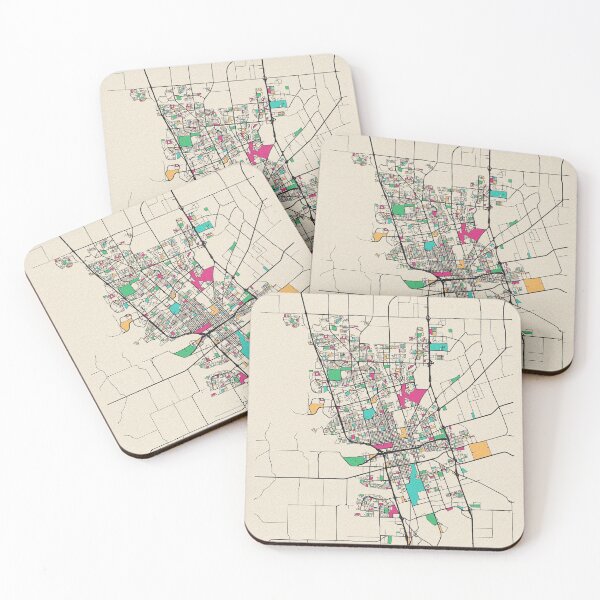 Item preview, Stockton, California Street Map designed and sold by A Deniz Akerman.