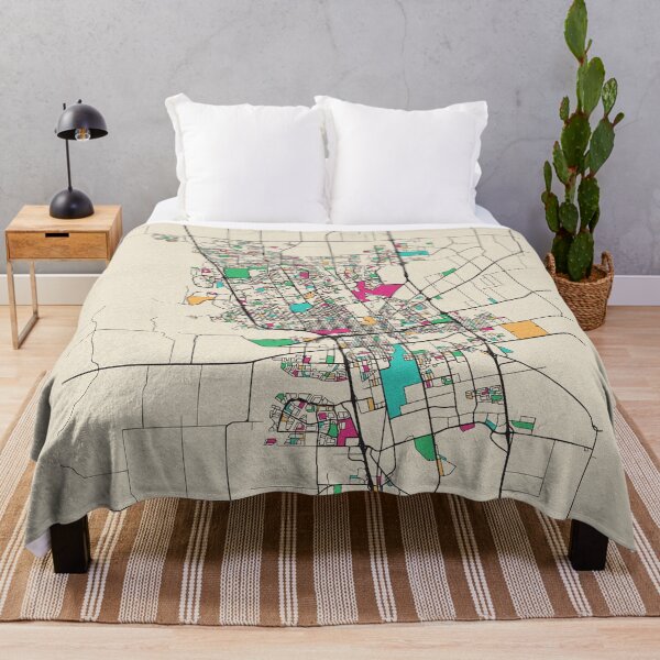 Item preview, Stockton, California Street Map designed and sold by A Deniz Akerman.