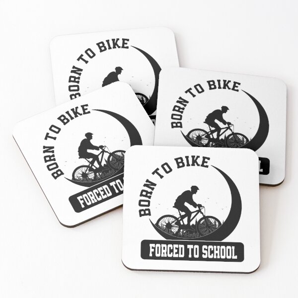 Item preview, Born to bike forced to school designed and sold by YAHIA-14.