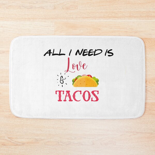 Item preview, All i need is love and tacos funny designed and sold by FLASHOP.