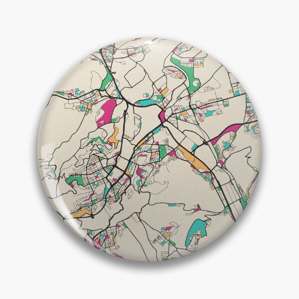 Item preview, Stuttgart, Germany Street Map designed and sold by A Deniz Akerman.