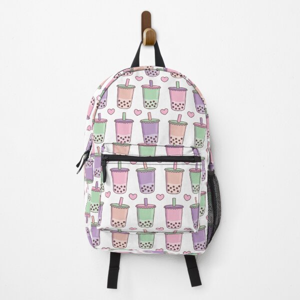 Item preview, Colorful Pastel Boba Tea Love Pattern designed and sold by rustydoodle.