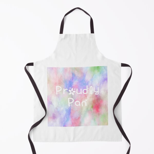 Item preview, Proudly Pan Rainbow Watercolor Square Hippie Text 3 designed and sold by everything4eva.