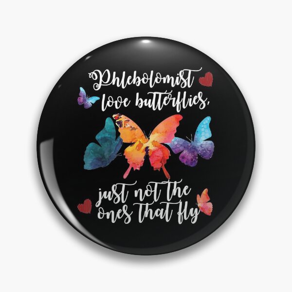 Item preview, Phlebotomy Technician, Phlebotomist Love Butterflies designed and sold by GordonDrummond.