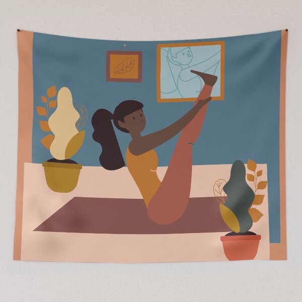 Item preview, Peaceful Mind, Grateful Heart Yoga Pose designed and sold by gugenia.