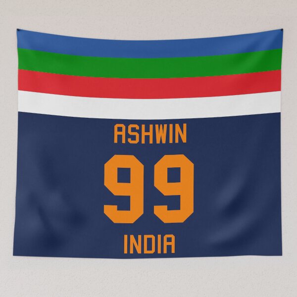 Item preview, Ravichandran Ashwin | 99 | Indian Cricket Jersey designed and sold by CHAMPION WARRIOR.