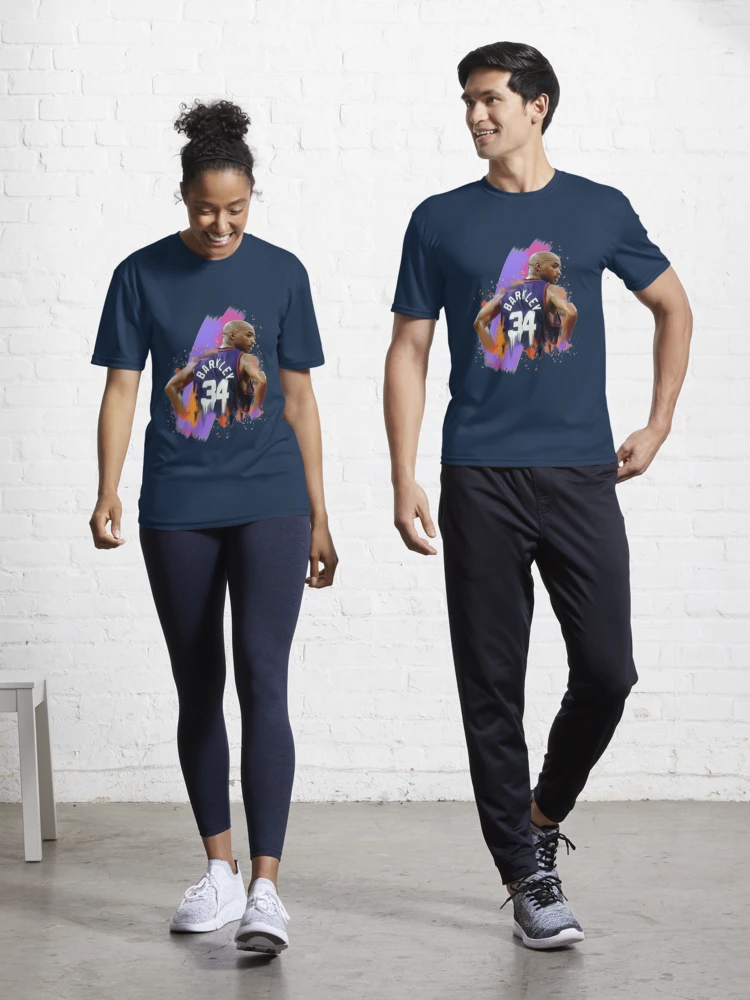 Charles Barkley basketball Thirty Active back T-Shirt JasonPineda Redbubble by | Sale four side\