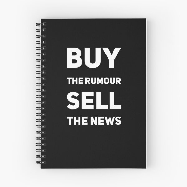 Item preview, Buy the rumour, Sell then news (Bitcoin) designed and sold by Bouzdesigns.