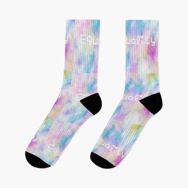 Item preview, Equality Rainbow Watercolor Square Hippie Text 4 designed and sold by everything4eva.