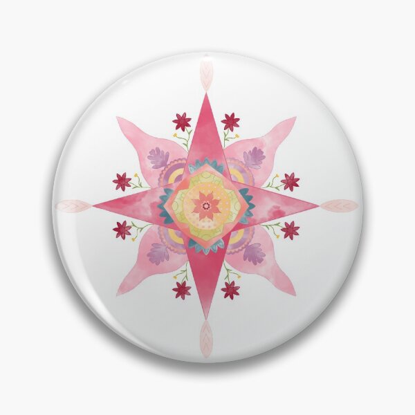 Item preview, Watercolor Flower Mandala designed and sold by TheChillAmy.