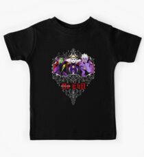 Three Wise Villains (Purple) Kids Tee