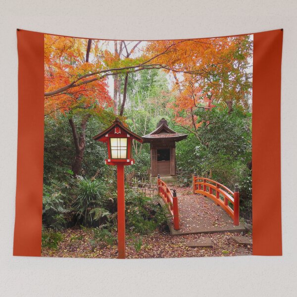 Item preview, Todoroki Ravine Park in Autumn designed and sold by carothornton.