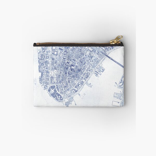 Item preview, Financial District Neighbourhood Buildings Map designed and sold by Mapozoid.