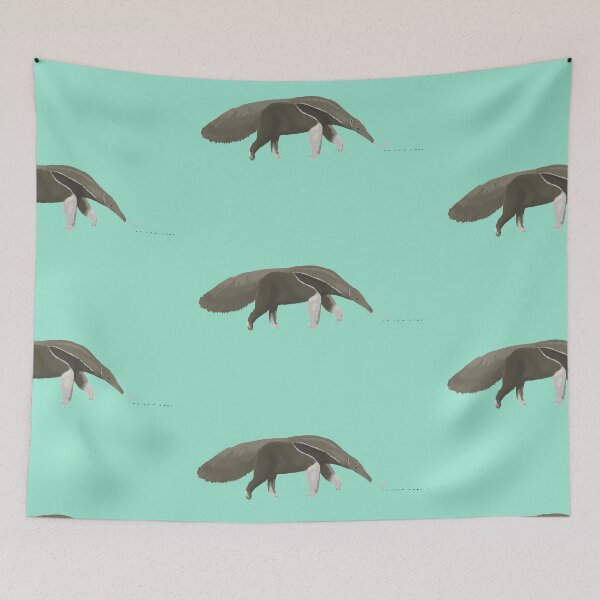 Item preview, Giant Anteater Eating Ants Painted Illustration - Weird but Cute :) designed and sold by stilo29.