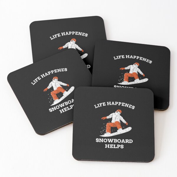 Item preview, Snowboarder Life Happens Snowboard Helps designed and sold by joabaj.