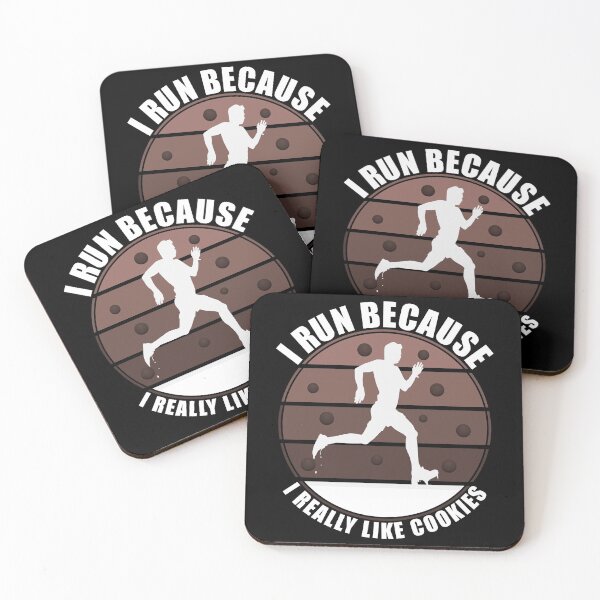 Item preview, I Run Because I Really Like Cookies designed and sold by Giacob.