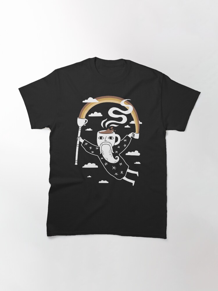 Alternate view of Joe the Coffee Wizard Classic T-Shirt