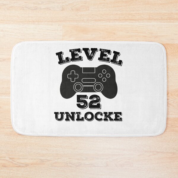 Item preview, Level 52 unlocked - 52th birthday gift designed and sold by ThebestArtshop.