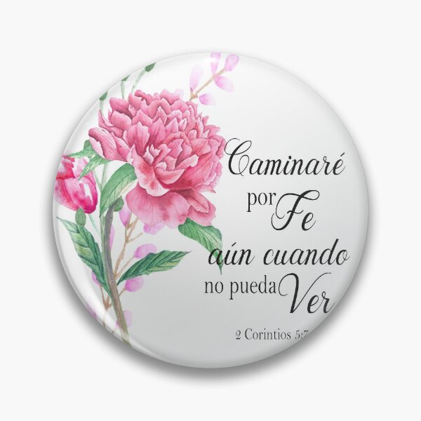 Item preview, Caminare por fe aun cuando no pueda ver Spanish bible verse, 2 corintios 5 designed and sold by latiendadearyam.