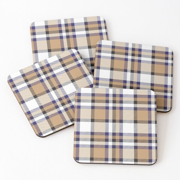 Aperçu de l'œuvre Brown Taupe Plaid Tartan Textured Pattern créée et vendue par Siu-Hong Mok.