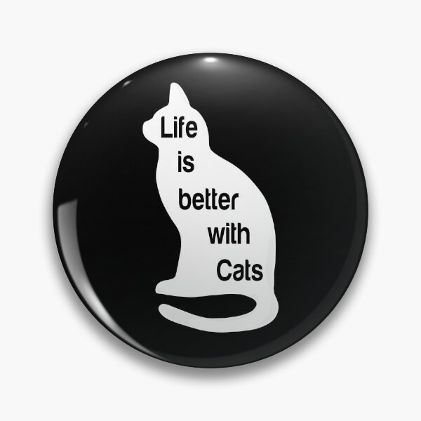 Item preview, La vida es mejor con gatos blancos designed and sold by Rainces.